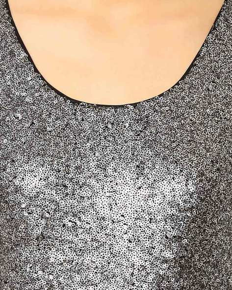 Sequinned Sleeveless Jumpsuit