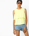 Sleeveless Tiered Top