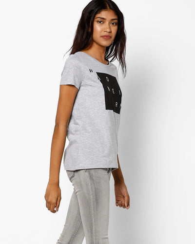 Graphic Print Crew-Neck T-shirt
