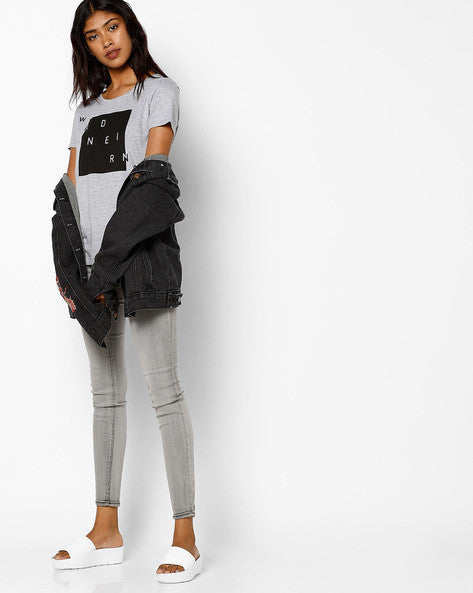 Graphic Print Crew-Neck T-shirt