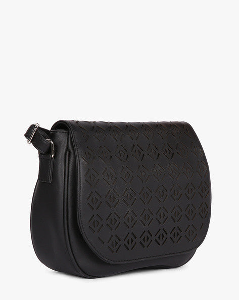 Laser-Cut Sling Bag with Detachable Straps